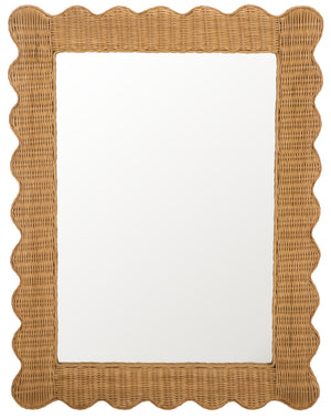 Safavieh Couture Glendetta Rattan 40" Mirror, CWK3022