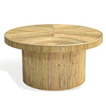 Oswald Rattan Round Coffee Table – NATURAL