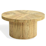 Oswald Rattan Round Coffee Table – NATURAL