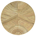 Oswald Rattan Round Coffee Table – NATURAL