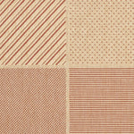 BEIGE / RED