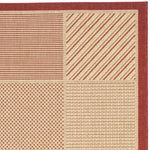 BEIGE / RED