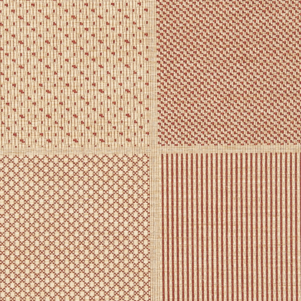 BEIGE / RED