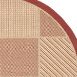 BEIGE / RED