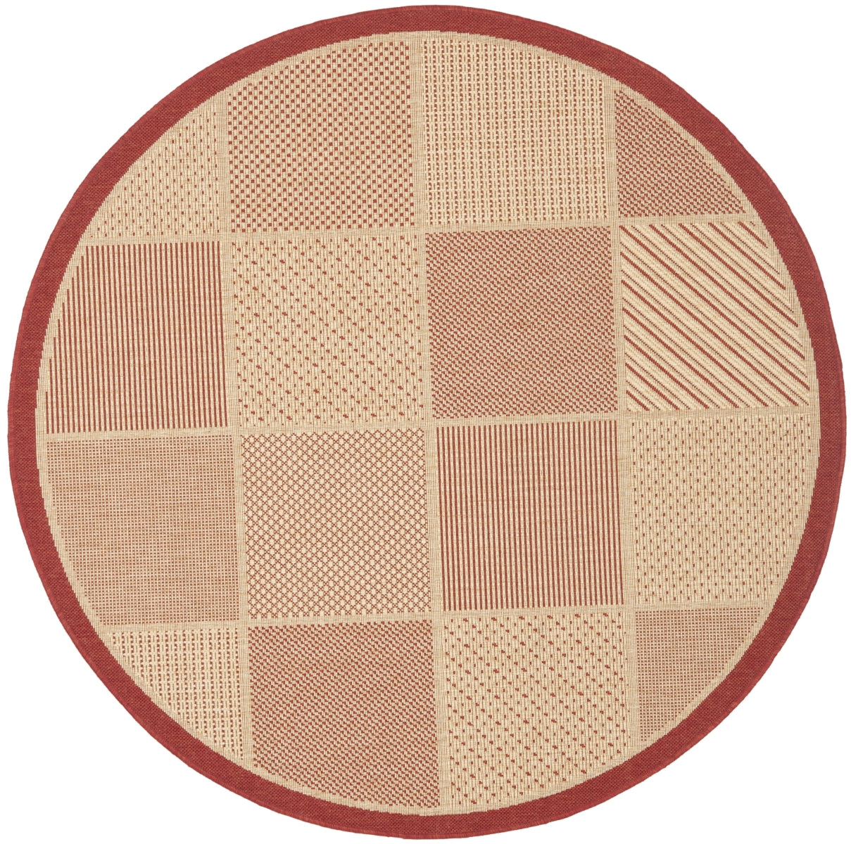 BEIGE / RED