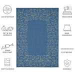 BLUE / BEIGE