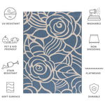 BLUE / BEIGE