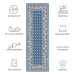 BLUE / IVORY