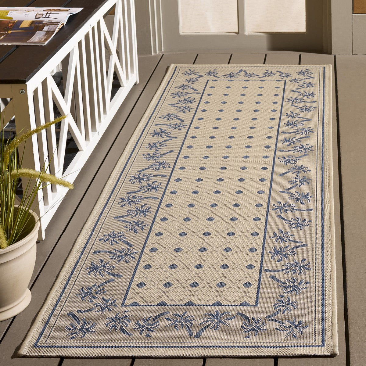 IVORY / BLUE