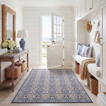 BLUE / IVORY
