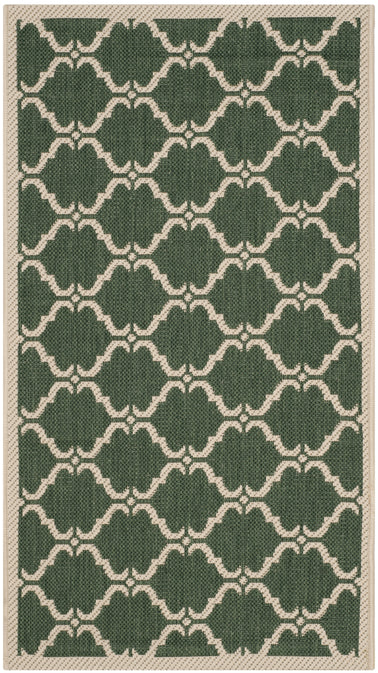 DARK GREEN / BEIGE
