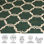 DARK GREEN / BEIGE