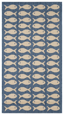 BLUE / BEIGE
