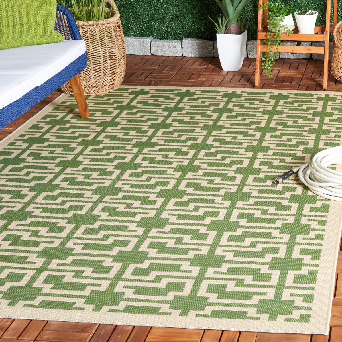 GREEN / BEIGE