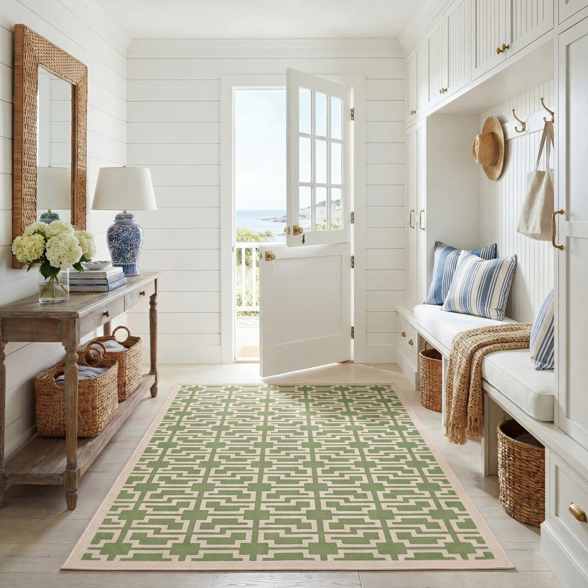 GREEN / BEIGE