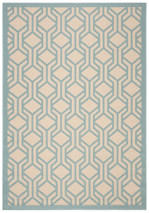 BEIGE / AQUA