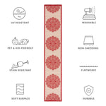 BEIGE / RED