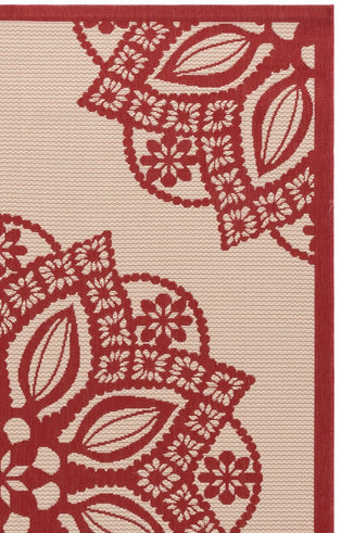 BEIGE / RED