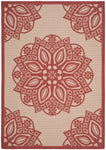 BEIGE / RED