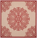 BEIGE / RED