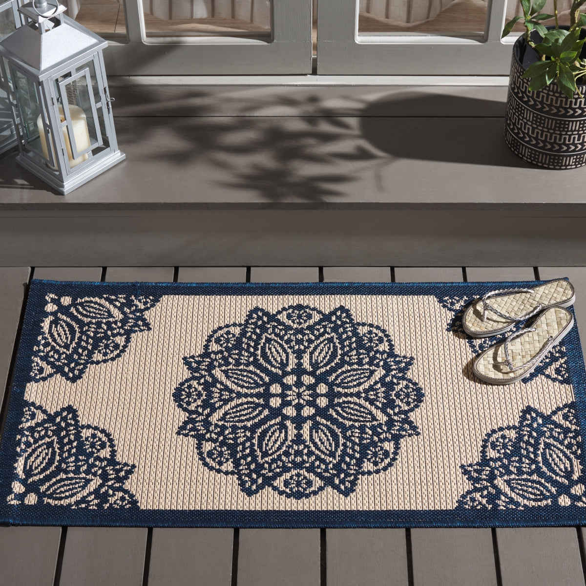 BEIGE / NAVY