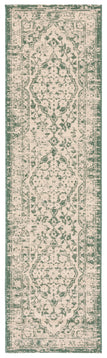 BEIGE / DARK GREEN