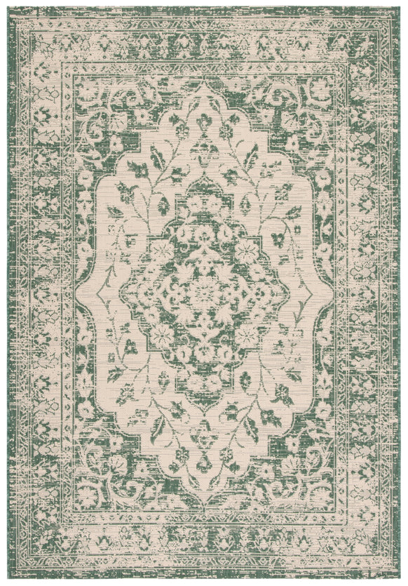 BEIGE / DARK GREEN