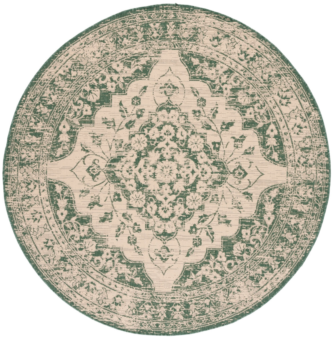 BEIGE / DARK GREEN