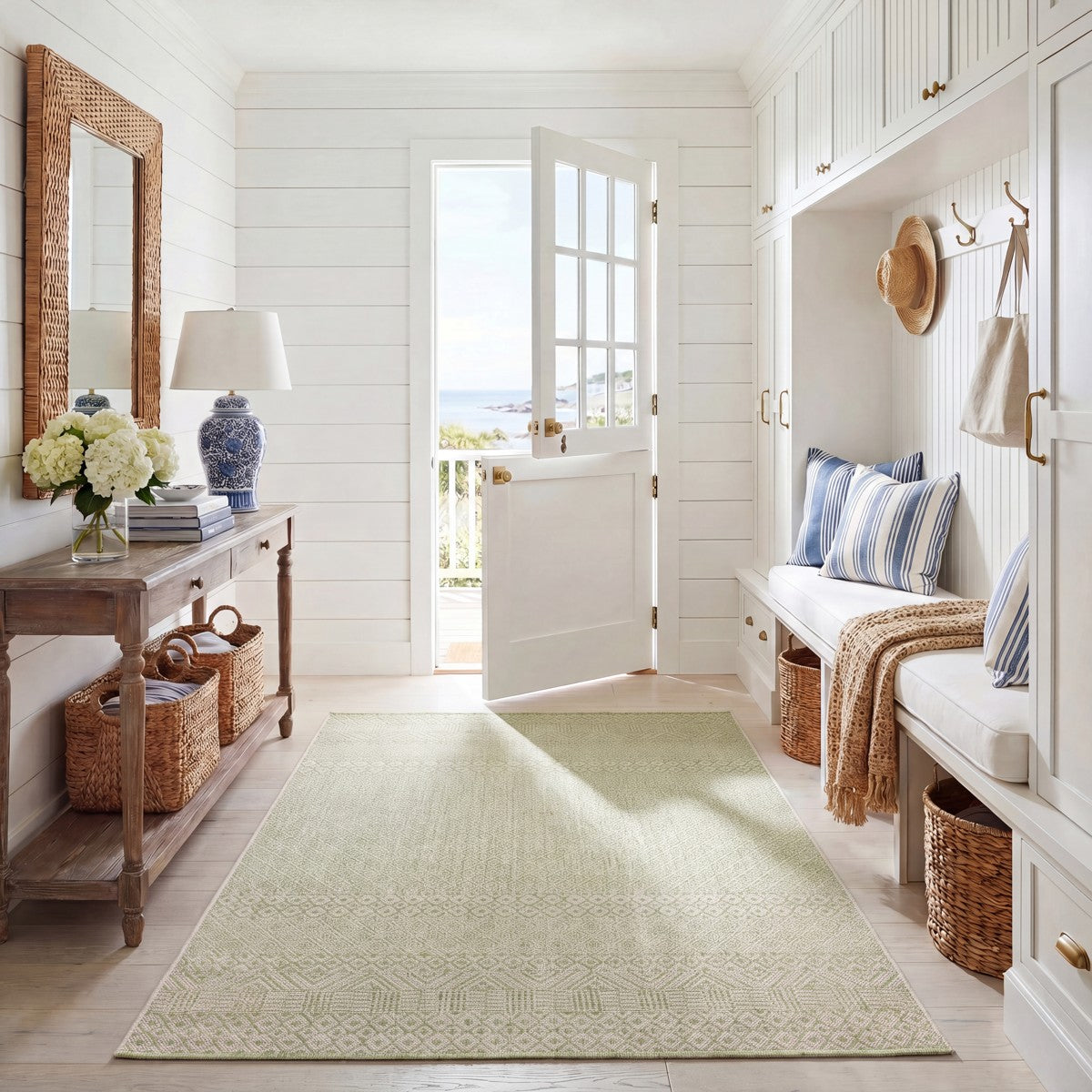 BEIGE / GREEN