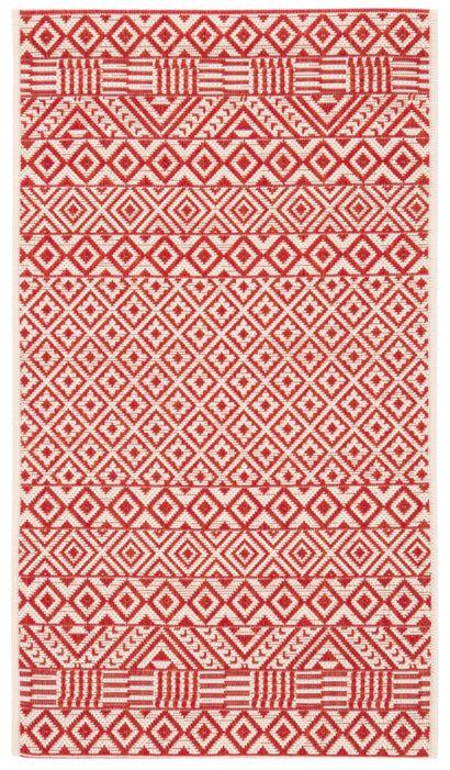 BEIGE / RED