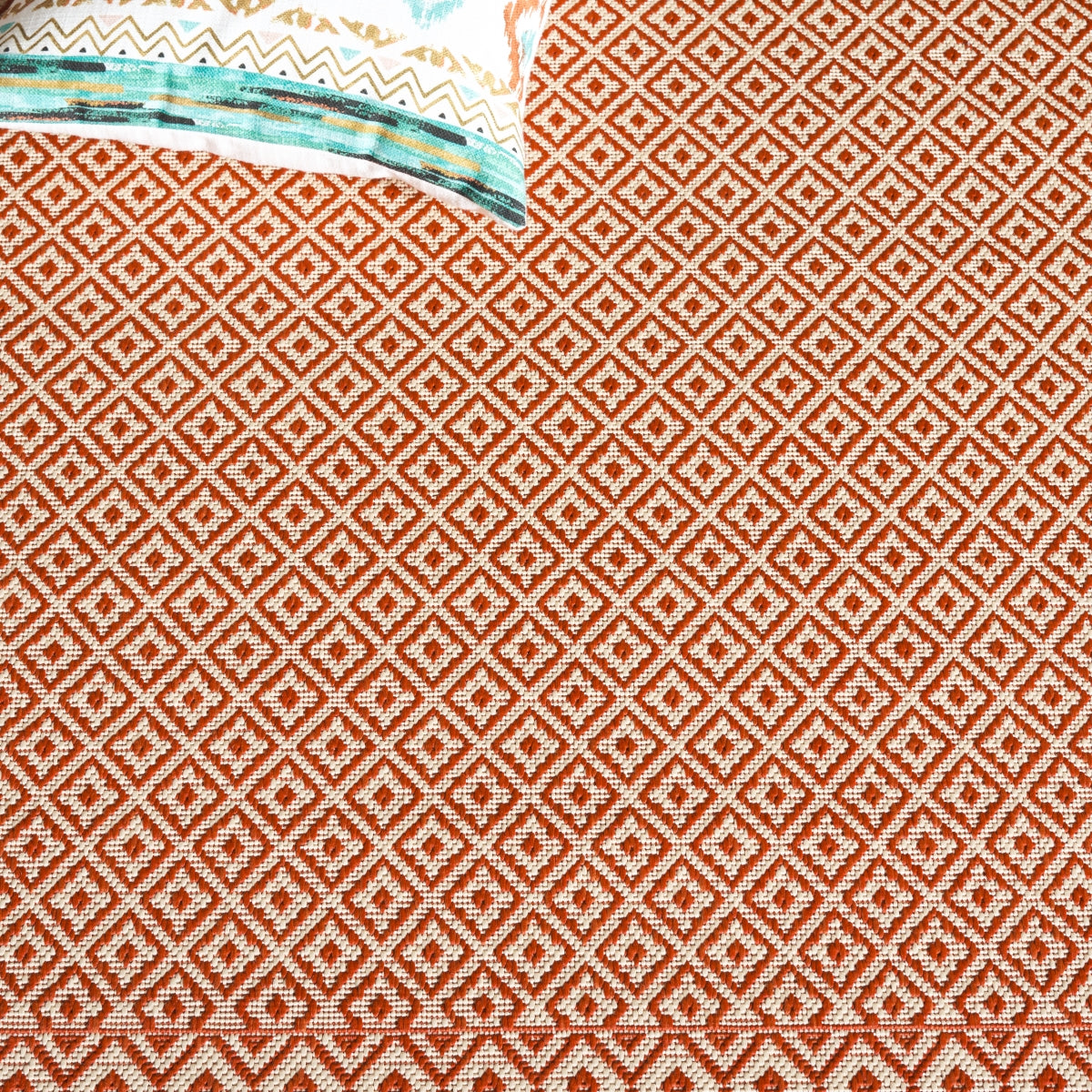 BEIGE / RED