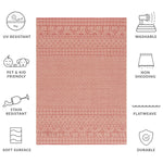 BEIGE / RED