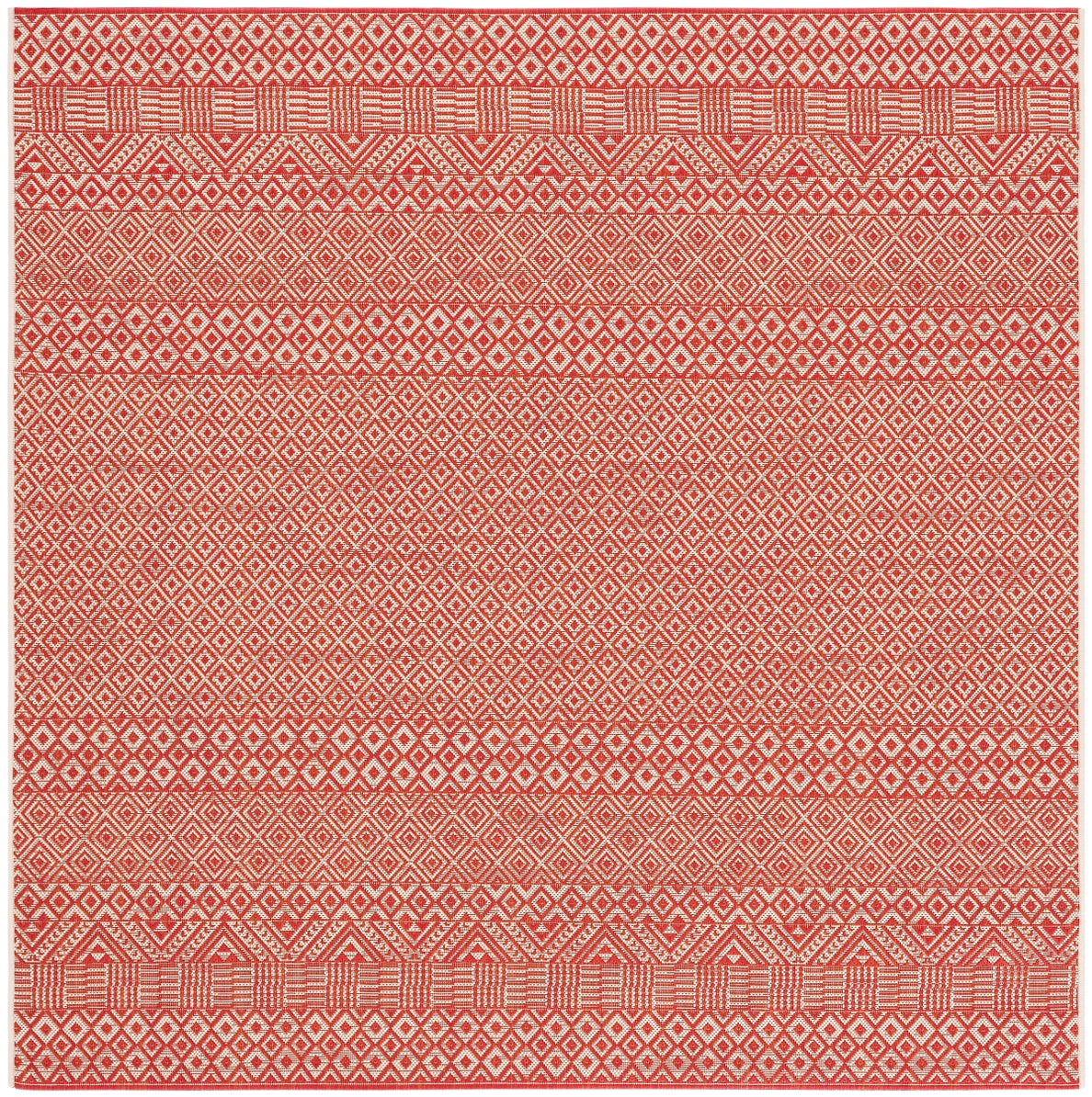 BEIGE / RED