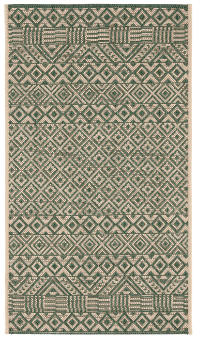 DARK GREEN / BEIGE