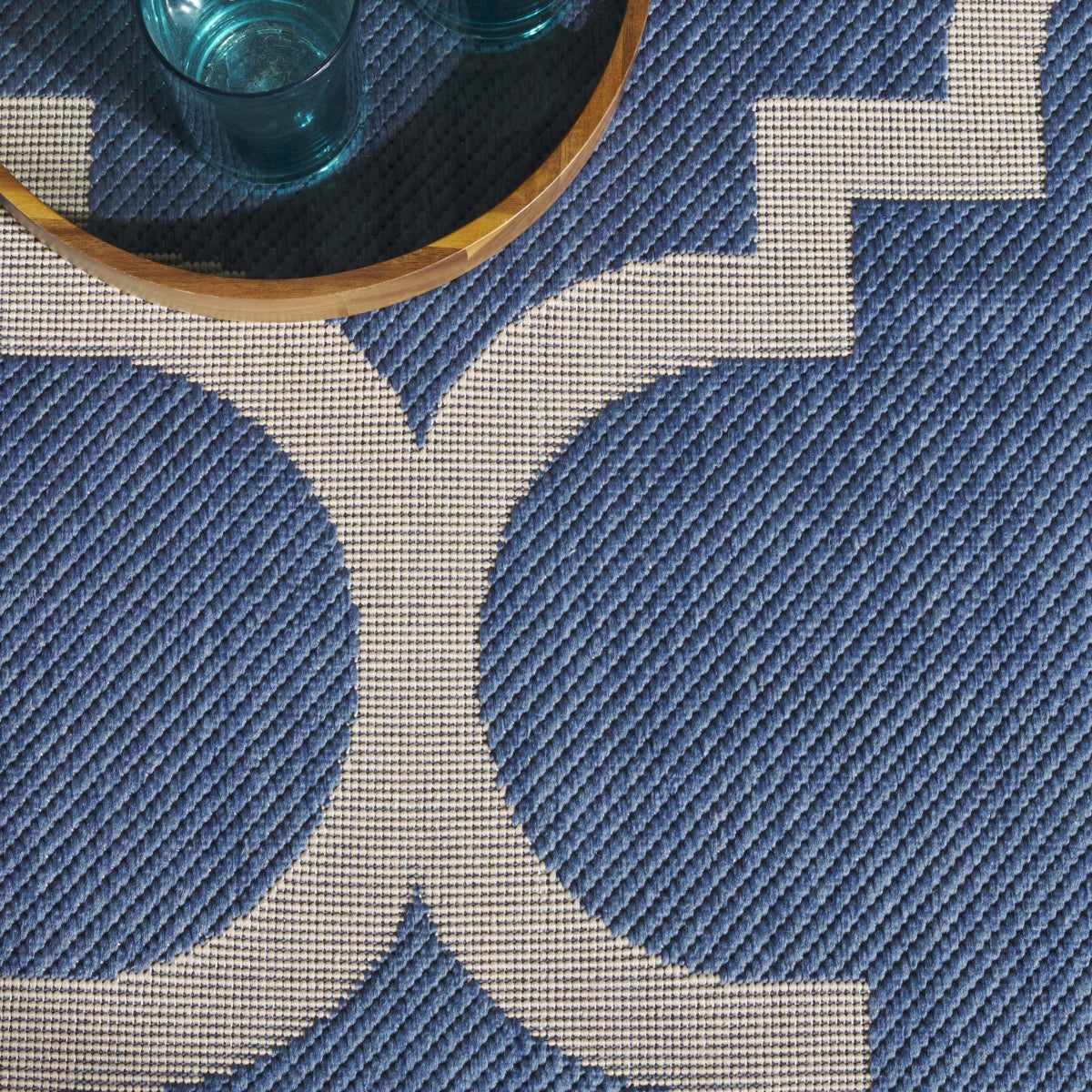BLUE / BEIGE