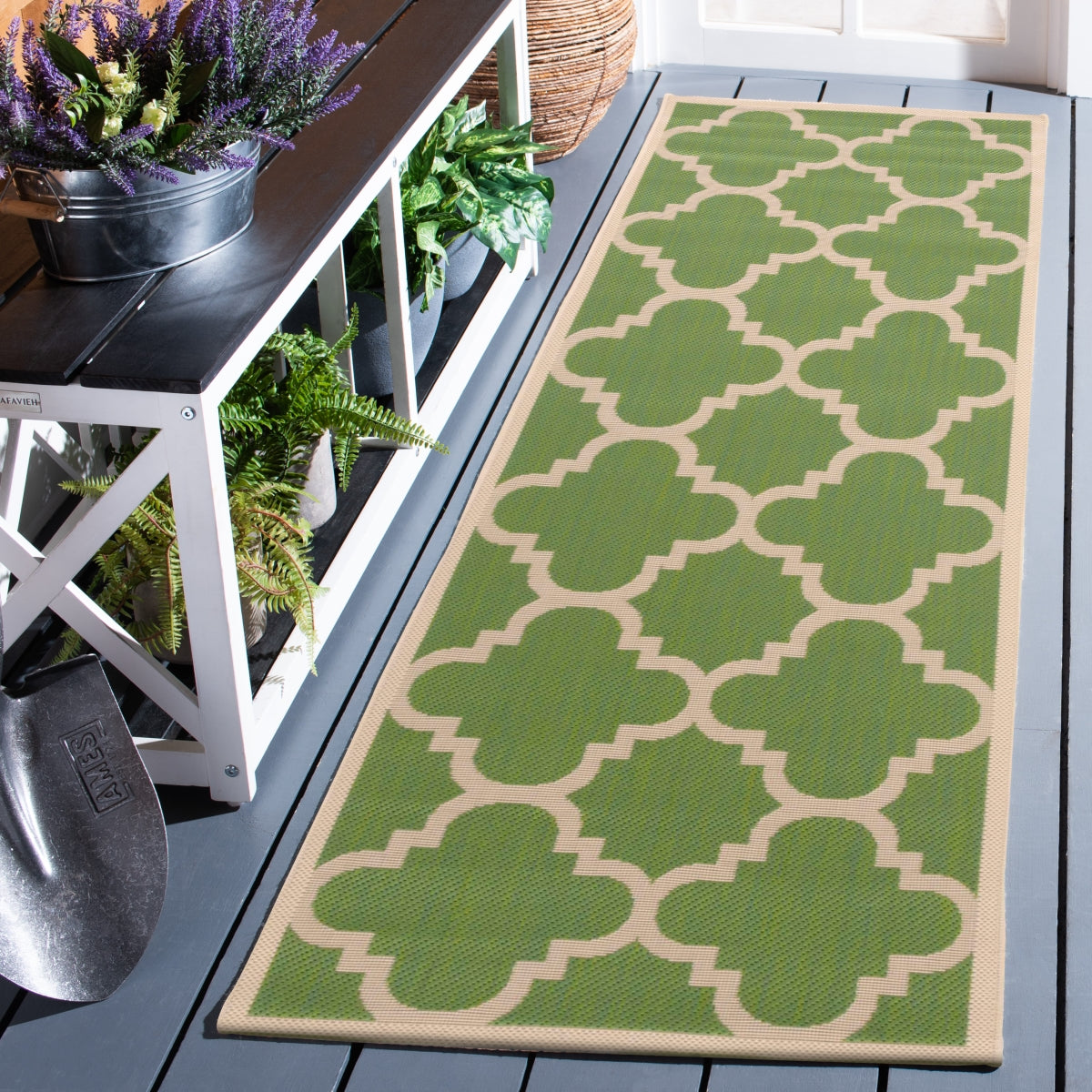 GREEN / BEIGE