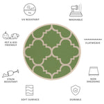 GREEN / BEIGE