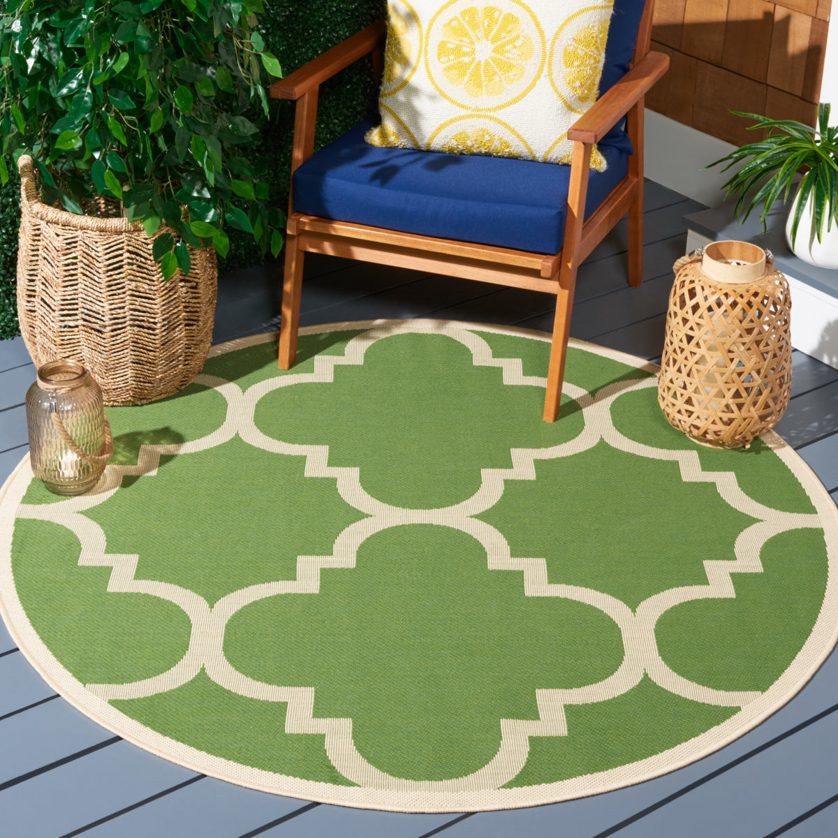 GREEN / BEIGE