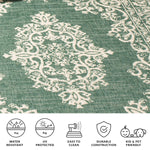 DARK GREEN / BEIGE