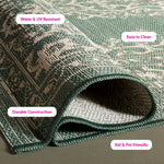 DARK GREEN / BEIGE