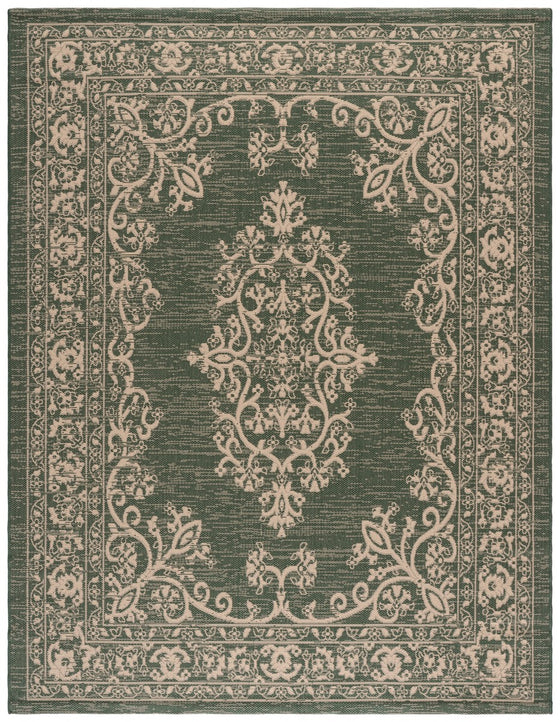 DARK GREEN / BEIGE