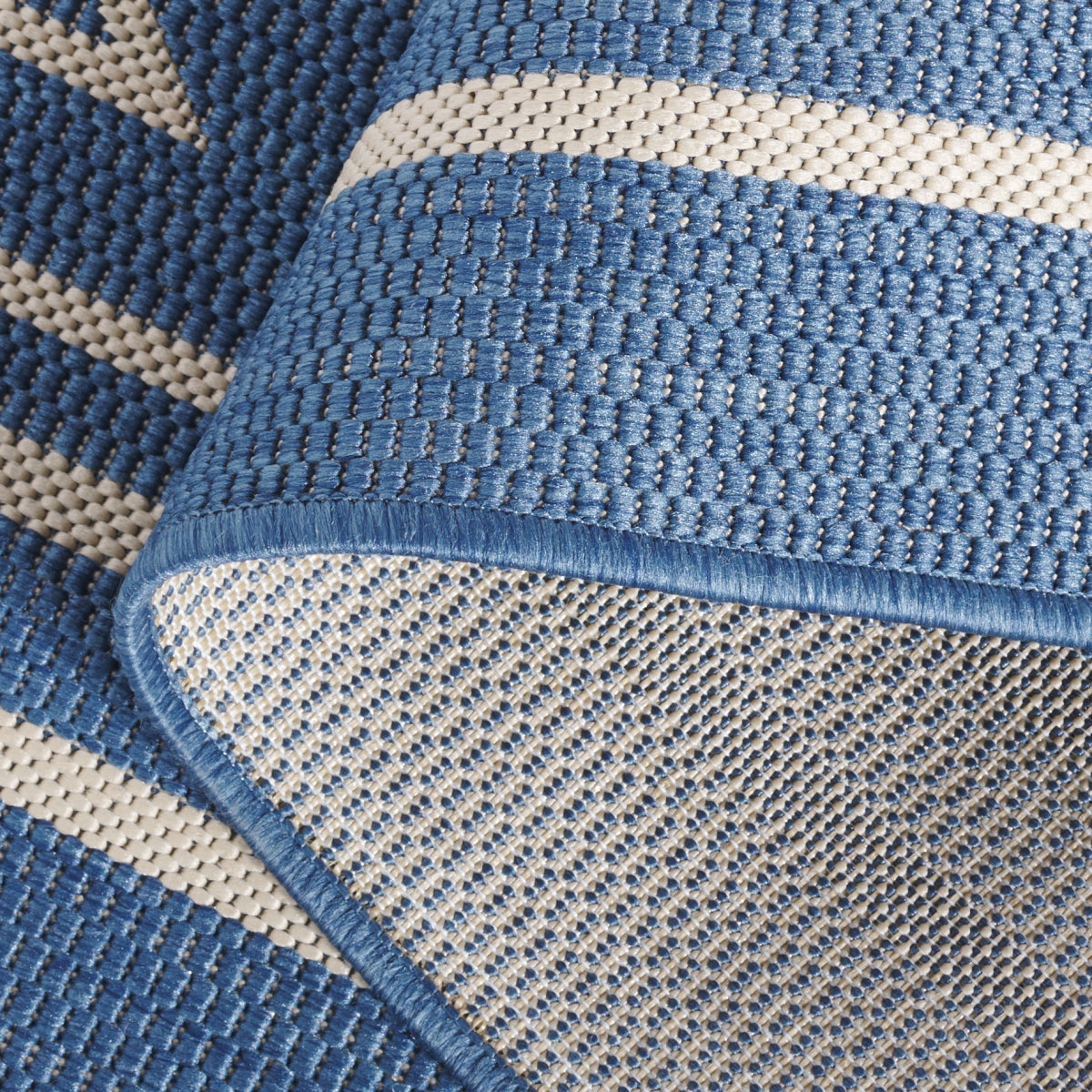 BLUE / LIGHT BEIGE
