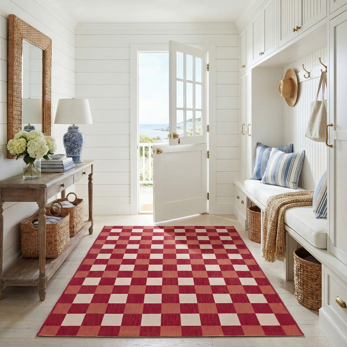 RED / BEIGE