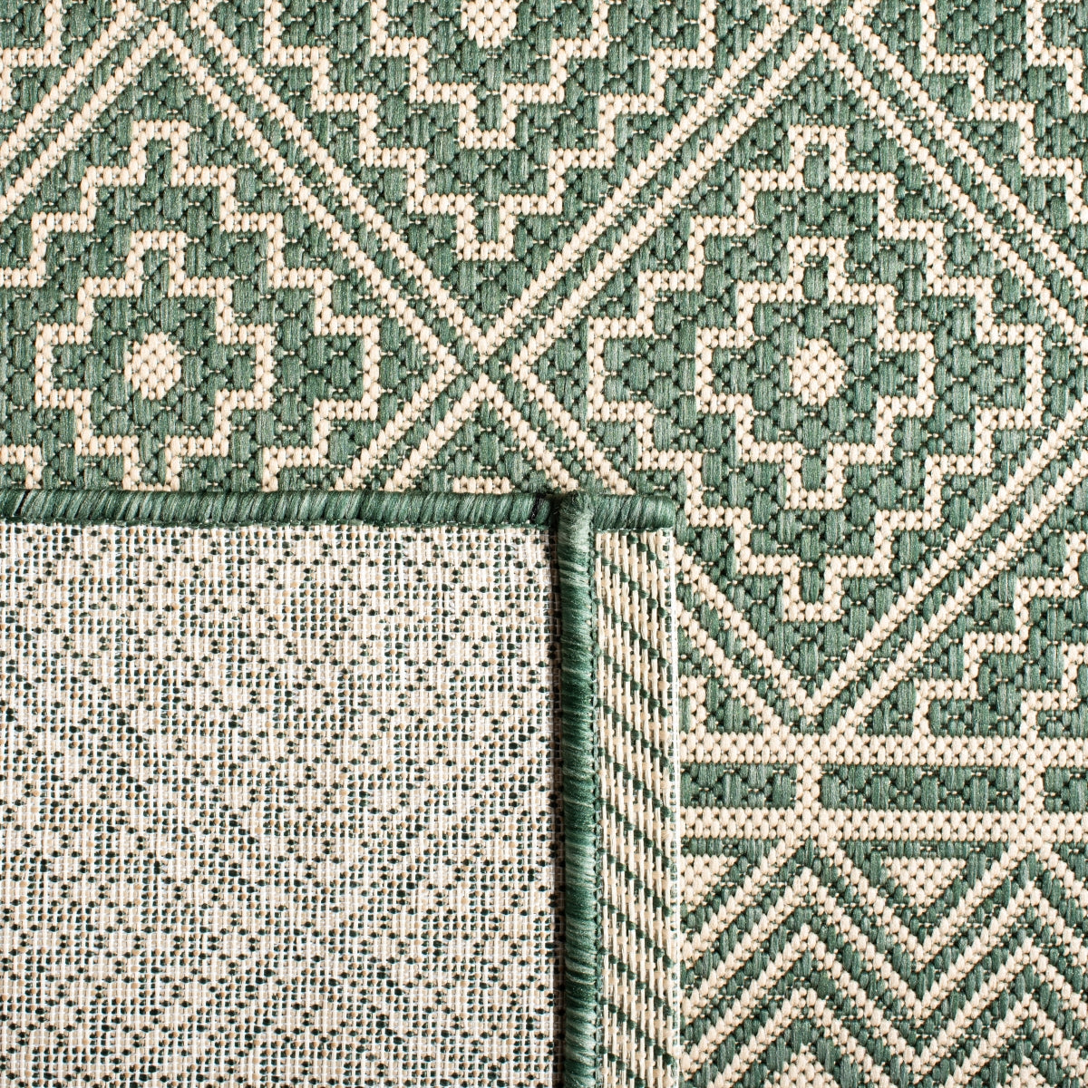 DARK GREEN / BEIGE