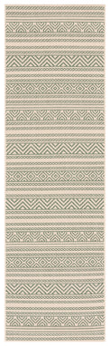 BEIGE / DARK GREEN