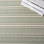 BEIGE / DARK GREEN