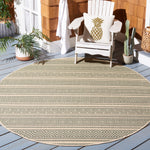 BEIGE / DARK GREEN