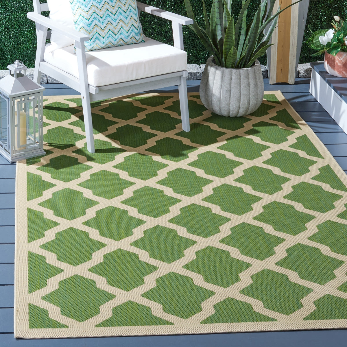 GREEN / BEIGE