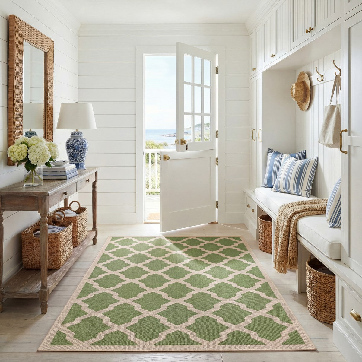 GREEN / BEIGE