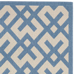 BEIGE / BLUE